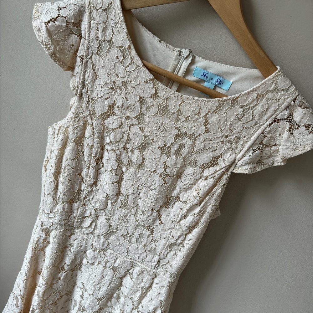 Lace Mini Dress - Small - Picture 4 of 8